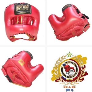 casco boxeo rojo